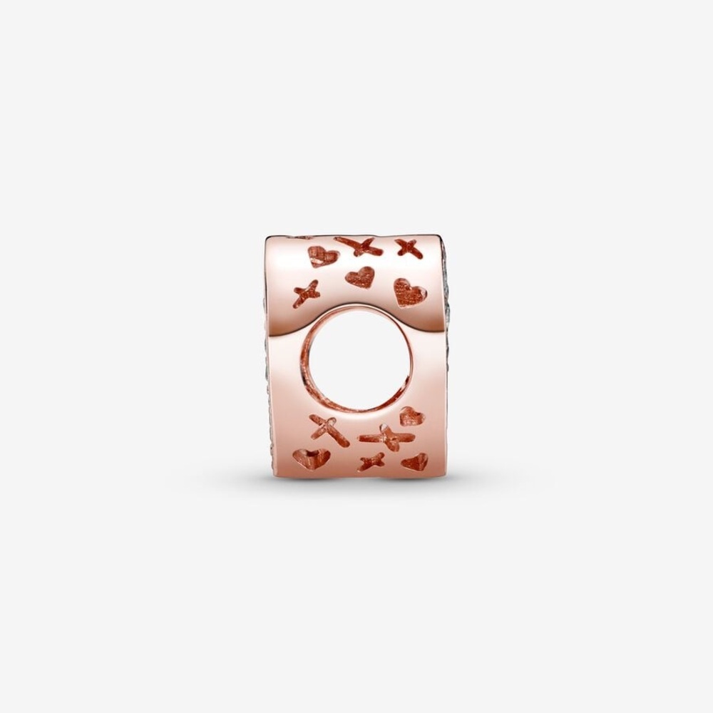 🐘🐘 14K Rose Gold Plated Sterling Silver Freehand Heart Charm - Picture 5 of 12
